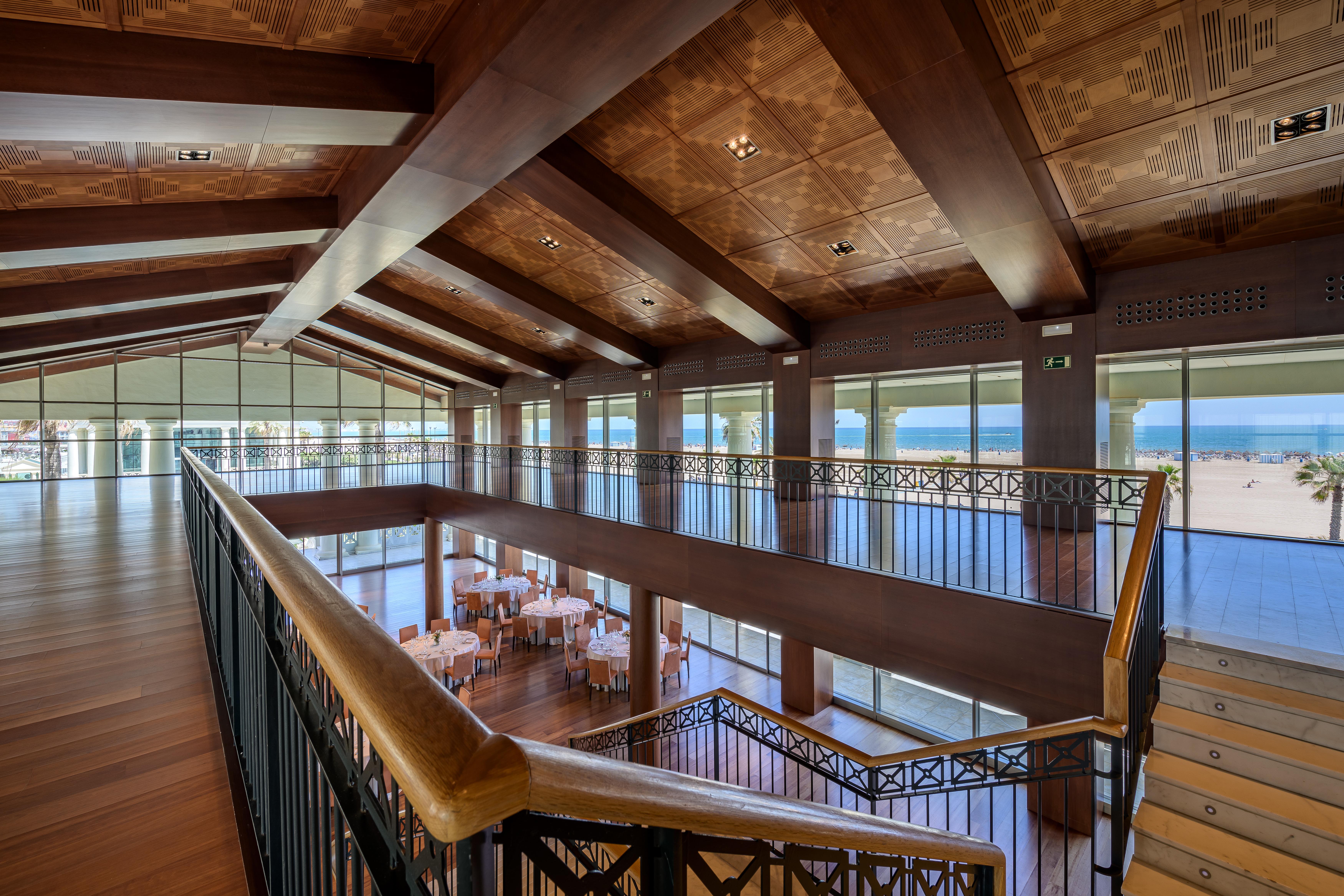 Las Arenas Balneario Resort Valencia Restaurant foto Interior of the National Cowgirl Museum and Hall of Fame